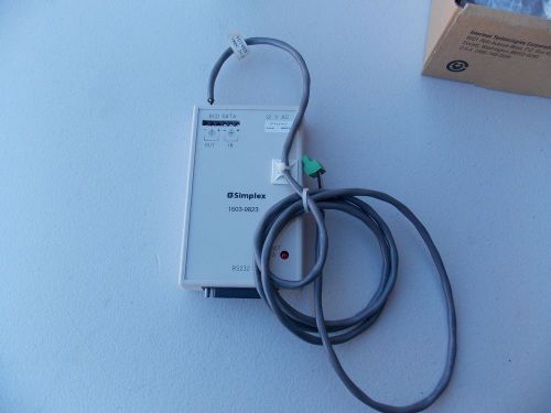 Simplex 1603-9823 Converter w Cables Power SUPPLY