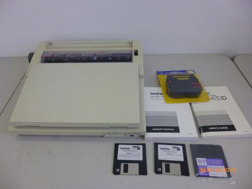 Brother WP1400D Portable Electronic Word Processor Parts Or Repair