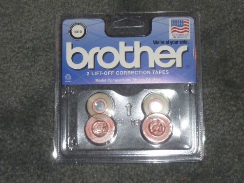 Brother 2 Pack~Lift-off Correction Tapes 3010~Brand New~Unopened
