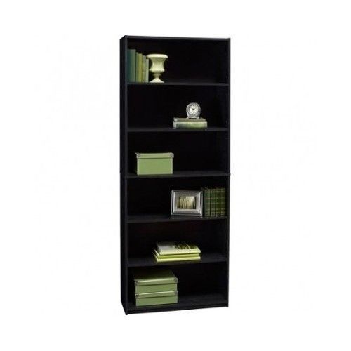 Home Furniture Office Decor 6 Shelving Adjustable Save Space Black New