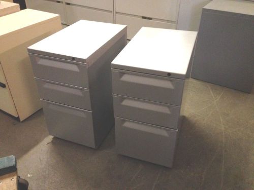 Box/box/file pedestal by herman miller office furniture w/lock&amp;key for sale
