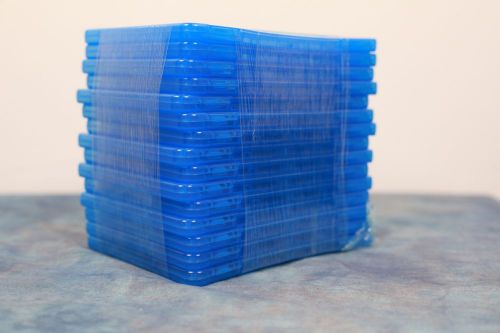 BR/S,  15 Standard 12mm Premium Single Blu-Ray Blue Cases Boxes