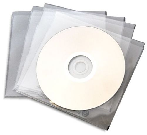 100-Pak Guided Products ReSleeve Clear 2-Disc Eco Plastic Sleeves, biodegradable