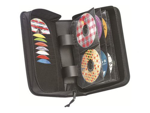 Case logic cdw 92 - wallet for cd/dvd discs - 92 discs - nylon - bla cdw-92black for sale