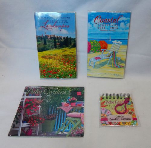 Mix Lot 16 Month 2014 Calendar-2 Year Planners-12 Month Keychain Clip-Studio 18
