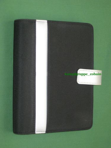 Compact 1.0&#034; nylon &amp; silver s-leather franklin covey 365 planner organizer sport for sale