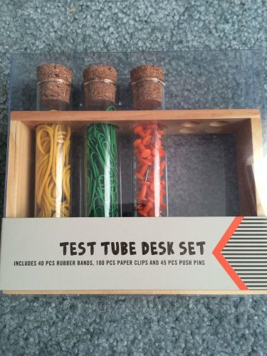 Test Tube Desk Stationary Set