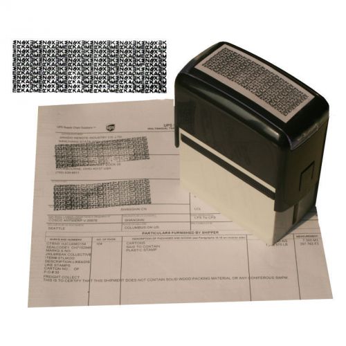 BNIB Self Inking Privacy Stamp ID Protection Identity