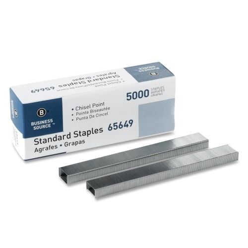 Lot of 4 business source standard staple - 0.25&#034; leg - 0.50&#034; crown - 5000/box for sale