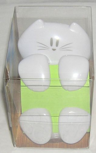 Post it note dispenser kitty cat limeade nice christmas gift free usa shipping for sale
