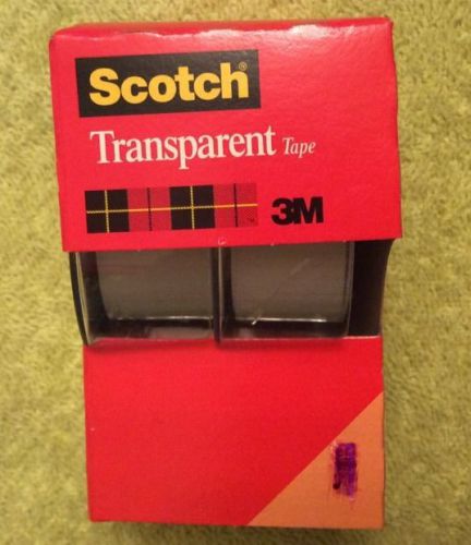 3m scotch transparent tape (2 count) for sale