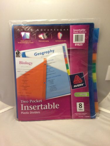 Avery Insertable Plastic Dividers Biology &amp; Geography New