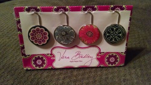Vera bradley paper clips very berry paisley for sale