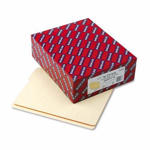 Smead Folders, 1/3 Cut Bottom, End Tab, Letter, Manila, 100 per Box (SMD24137)
