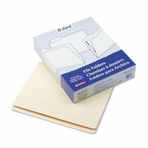 Pendaflex Pocket Folders, Straight Cut Tabs, Manila, 50 per Box (PFX16651)