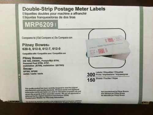 Pitney Bowes Generic MRP6209 Postage Meter Labels