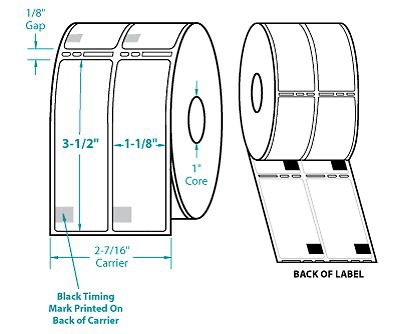 LABELS  DYMO LABELWRITER 2Up Address Label 700x6 #30253