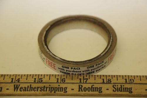 Vintage Cigarrette Labeling Tape &#034;Free one Pack with purchase of three&#034;