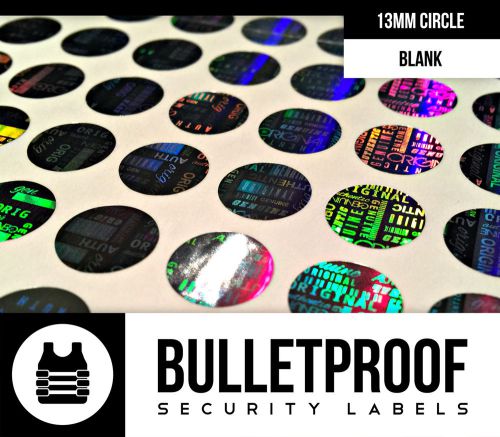 5000ct 13MM ROUND WARRANTY VOID SECURITY HOLOGRAM LABELS STICKERS -FREE SHIPPING