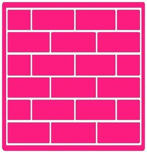 30 Custom Pink Brick Wall Personalized Address Labels
