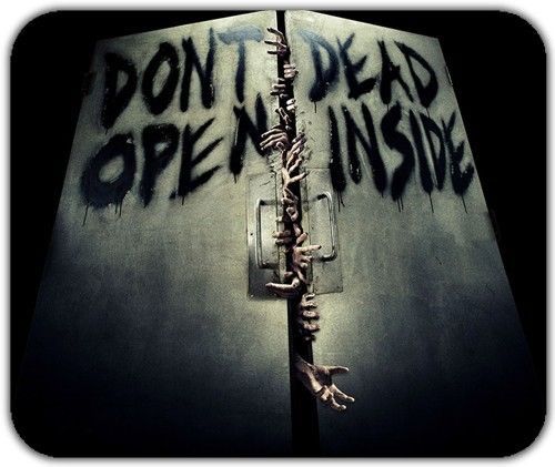 Dont Open Dead Inside The Walking Dead Mouse Pad