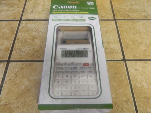 Canon p1-dhv-g two-color palm printing calculator, purple/red print, nib for sale
