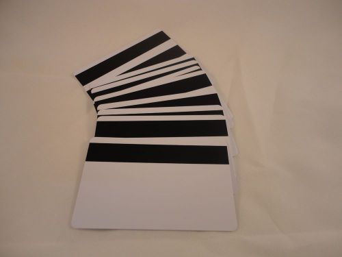 10 pack lot blank waterproof printable pvc magnetic stripe magstripe mag card a+ for sale