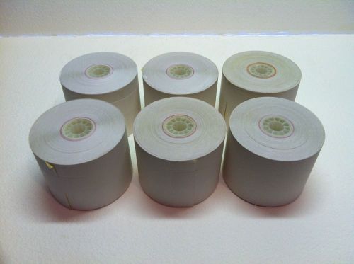 Six=2-Ply Printer Rolls 2.25&#034; X 90&#039;