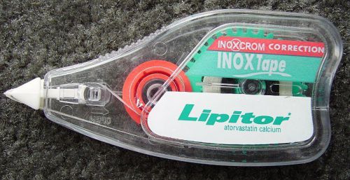 Lipitor OR Karvea OR Crestor white correction tape (drug rep)