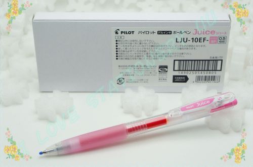 PILOT JUICE Fruit LJU-10EF color gel pen 0.5mm (5 PIECE PER BOX) BABY PINK