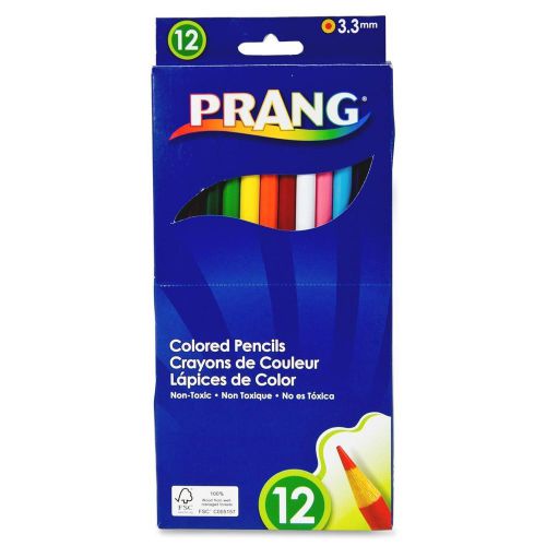 New Prang Colored Pencils Assorted Ink - Assorted Barrel - 12 / Set 22120