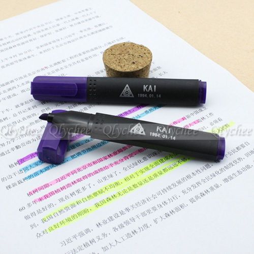 KPOP EXO Symbol KAI Birthday Fluorescent Highlighter Marker Pen Stationery 1pc