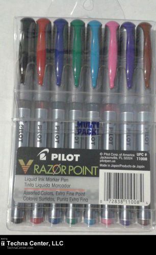 Pilot V Razor Point Liquid Ink Marker Pens, Extra Fine Point - 11008