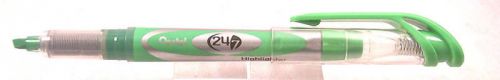 Pentel  24/7 Chisel Tip Highlighter Green   NEW