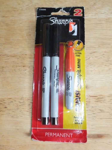 Sharpie Ultra Fine Permanent Marker 2 Pack + Bonus Minii