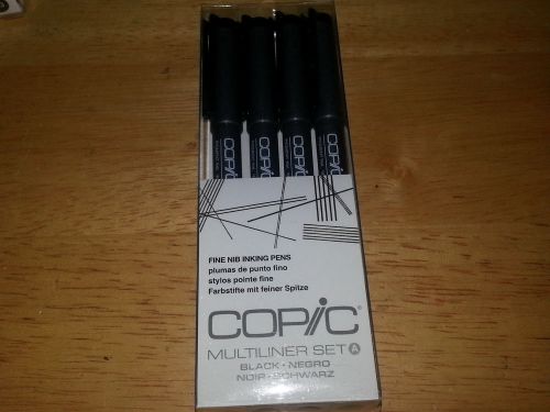 Copic Multiliner Disposable 4 Piece Pen Set