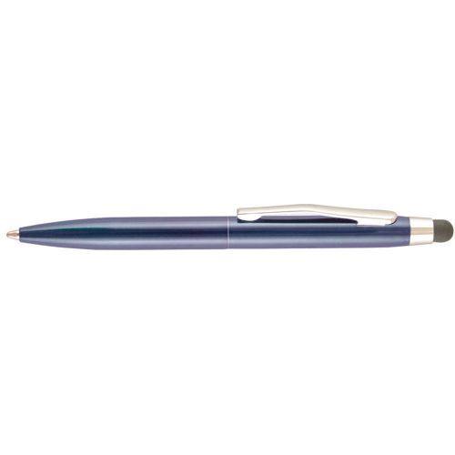 Uchida St.Tropez Petite 2 in 1 Stylus &amp; Pen Open Stock w/ Black Ink Blue Barrel