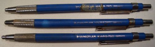 LOT OF 3 STAEDTLER MARS 780 MECHANICAL DRAW PENCIL LEAD-HOLDER MADE IN GERMANY