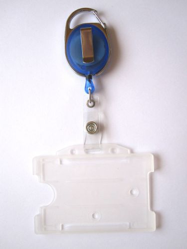 2xskipassholder incl. case, id holder, id yoyo, blue for sale