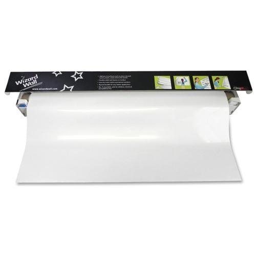 Wizard wall® 28” system, dry erase static cling film, jumbo 27.5&#034; x 40 ft, white for sale