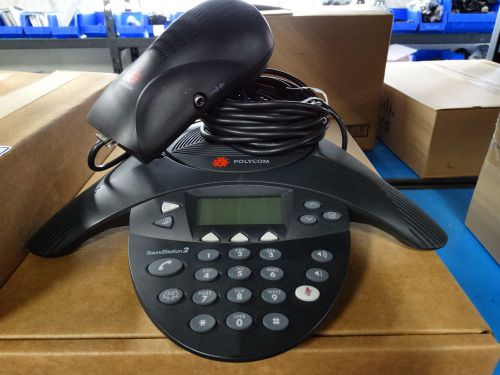 Polycom soundstation 2 display conference phone station (2200-16000-001) for sale