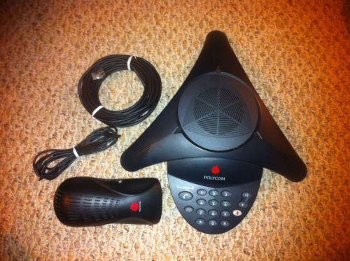 Polycom Soundstation 2 2201-15100-601 Non-Expandable Conference Phone no Display