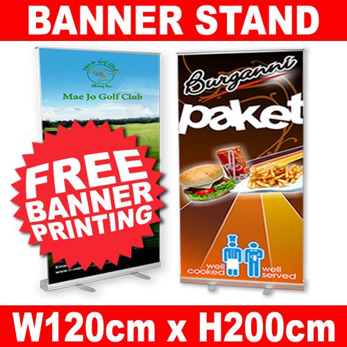 48&#034; trade show pop up display roll up banner stand exhibition stand free banner for sale