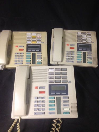 3 Lot -Norstar Phone Telephone Base Unit M7310  Nortel Northern Telcom Intercom