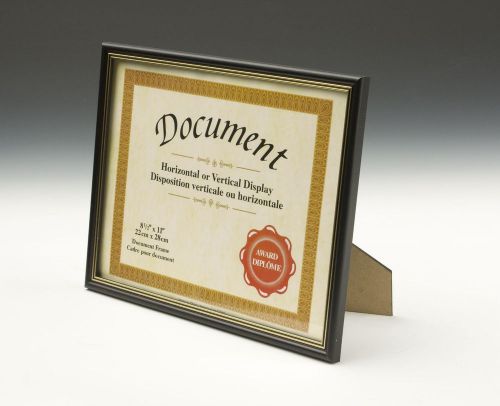 Displays2go Document Frames for 8.5 x 11 Inches Prints, Wall-Mounted or Tabletop