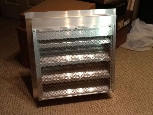 Aluminum exhaust or intake hood Approx 19&#034; X 20&#034; Opening
