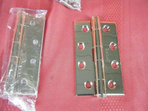 Lot of  14 Quality Bright Brass Hinges Superior 15117 4&#039;&#039;x 2 1/4&#039;&#039; 340 Stainless