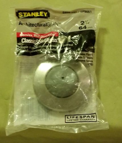 Stanley Convex Wall Doorstop (S829-242 / SP9051) Chrome Finish  #H2-4