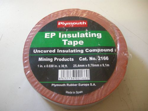 Plymouth  insulating tape uncured insulating compound - 2166 - 1&#034; x 0.030&#034; x 30&#039; for sale