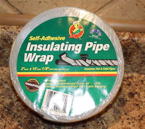6 insulating insulated  pipe wrap 2&#034; x 15&#039; total of 90&#039;  brand new for sale